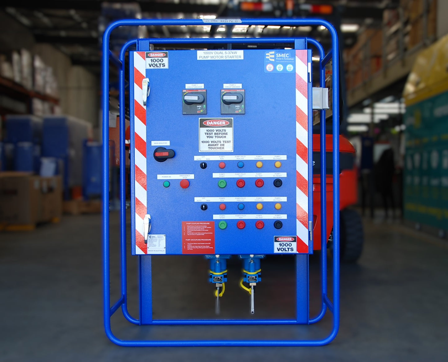 1000V Dual 5-37kW Pump Motor Starter
