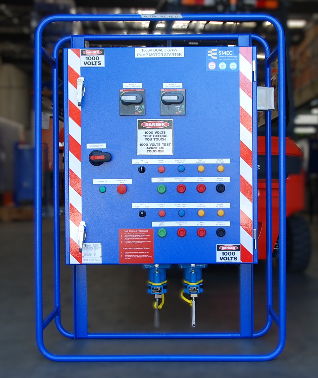 1000V Dual 5-37kW Pump Motor Starter